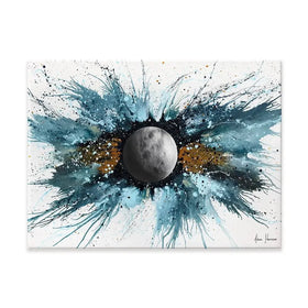 Abstract Universe Silent Moon Canvas Print Abstract Universe Silent Moon Canvas Print wall art product Ashvin Harrison