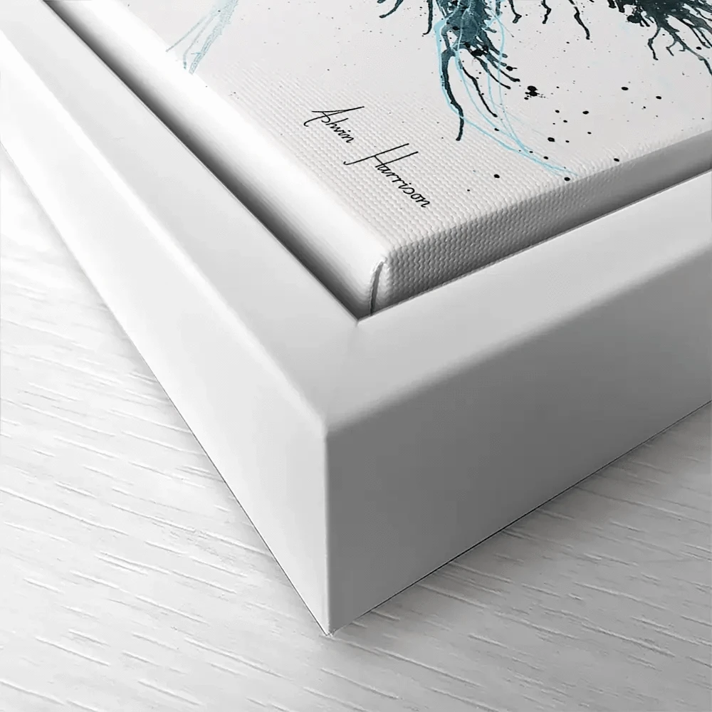 Abstract Universe Silent Moon Canvas Print Abstract Universe Silent Moon Canvas Print wall art product Ashvin Harrison