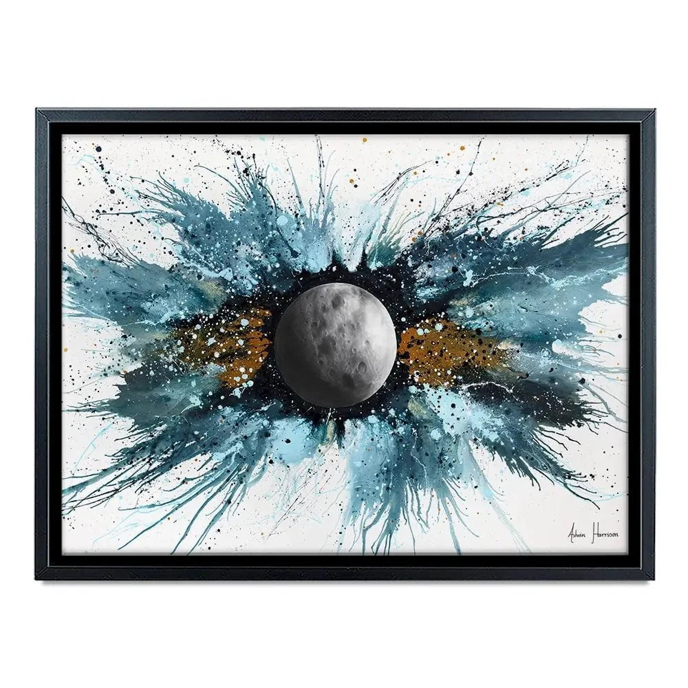 Abstract Universe Silent Moon Canvas Print Abstract Universe Silent Moon Canvas Print wall art product Ashvin Harrison