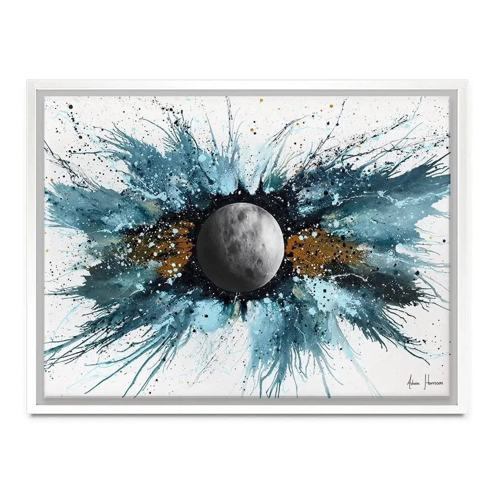 Abstract Universe Silent Moon Canvas Print Abstract Universe Silent Moon Canvas Print wall art product Ashvin Harrison