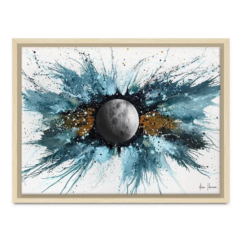 Abstract Universe Silent Moon Canvas Print Abstract Universe Silent Moon Canvas Print wall art product Ashvin Harrison
