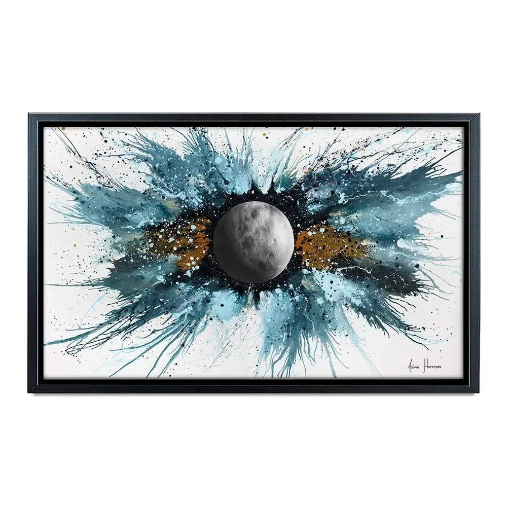 Abstract Universe Silent Moon Canvas Print Abstract Universe Silent Moon Canvas Print wall art product Ashvin Harrison