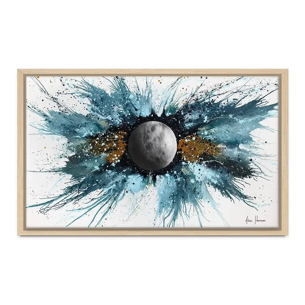 Abstract Universe Silent Moon Canvas Print Abstract Universe Silent Moon Canvas Print wall art product Ashvin Harrison