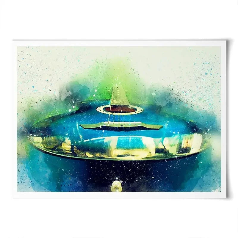 Acoustic Guitar Art Print Acoustic Guitar Art Print wall art product PLotulitStocker / Shutterstock