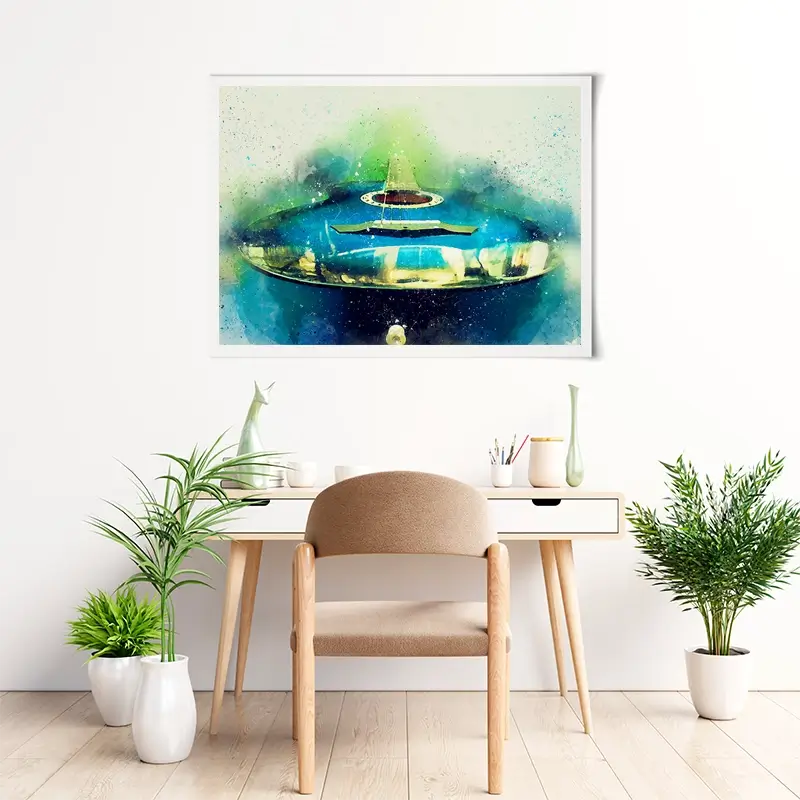 Acoustic Guitar Art Print Acoustic Guitar Art Print wall art product PLotulitStocker / Shutterstock