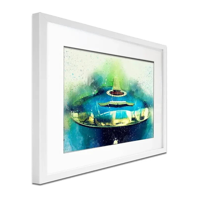 Acoustic Guitar Framed Art Print Acoustic Guitar Framed Art Print wall art product PLotulitStocker / Shutterstock