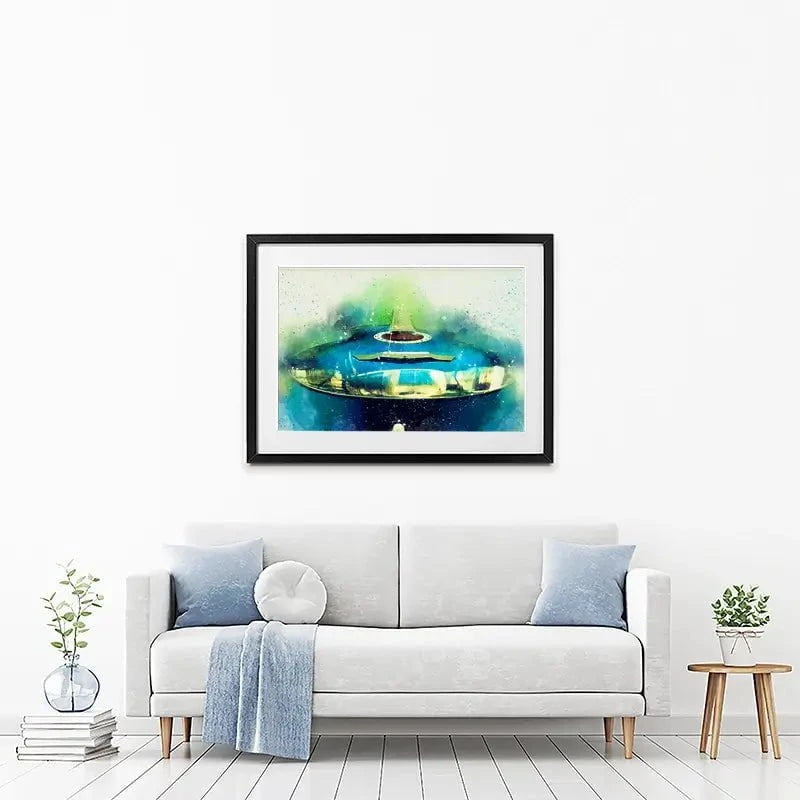 Acoustic Guitar Framed Art Print Acoustic Guitar Framed Art Print wall art product PLotulitStocker / Shutterstock
