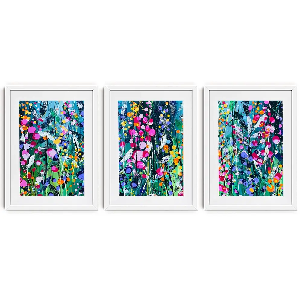 Adele Framed Art Print Trio Adele Framed Art Print Trio wall art product Scarlet Sky Studio