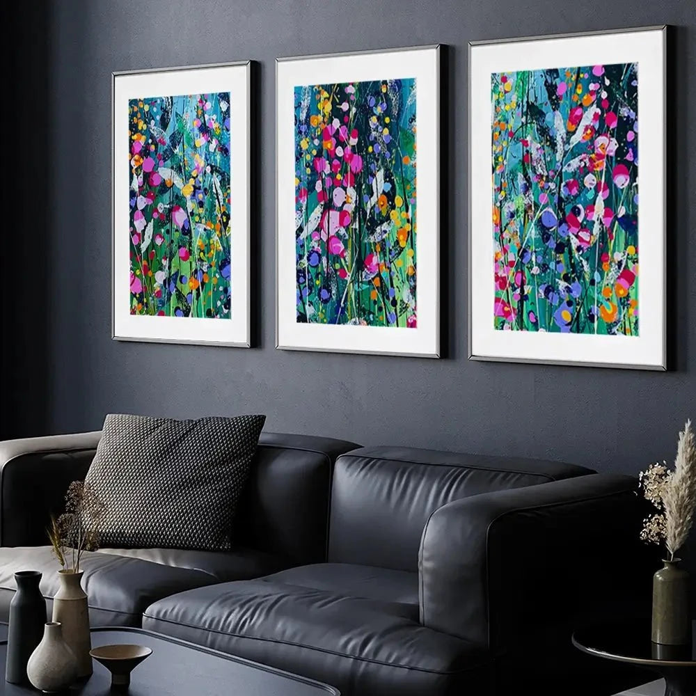 Adele Framed Art Print Trio Adele Framed Art Print Trio wall art product Scarlet Sky Studio