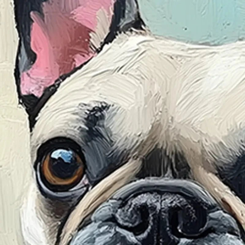 Adorable Frenchie Framed Art Print Adorable Frenchie Framed Art Print wall art product Tanya Ocean