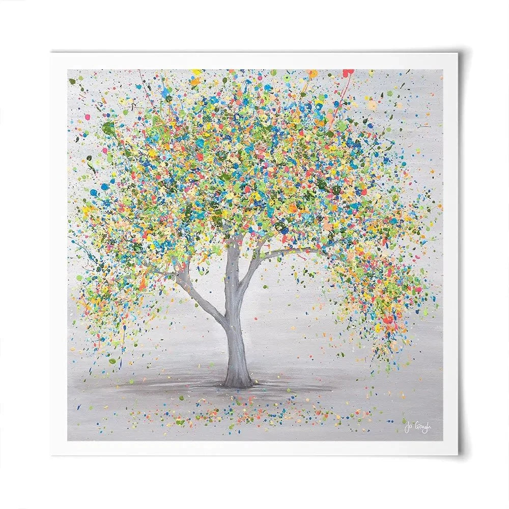 Adoring Love Square Art Print Adoring Love Square Art Print wall art product Jo Gough