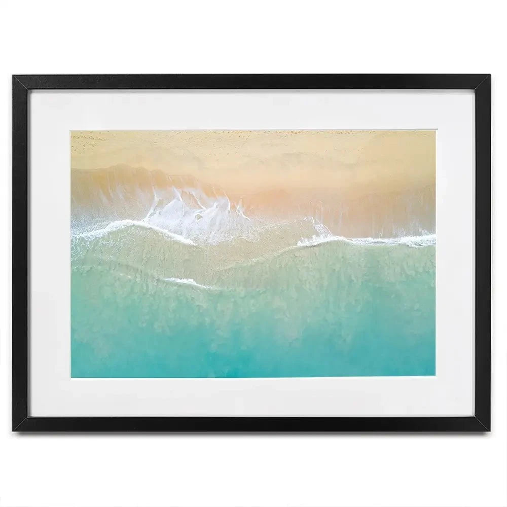 Aerial Wave Framed Art Print Aerial Wave Framed Art Print wall art product Zephyr_p / Shutterstock