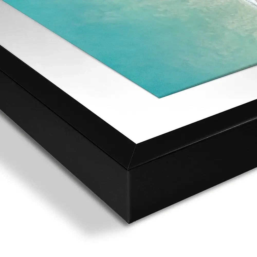 Aerial Wave Framed Art Print Aerial Wave Framed Art Print wall art product Zephyr_p / Shutterstock