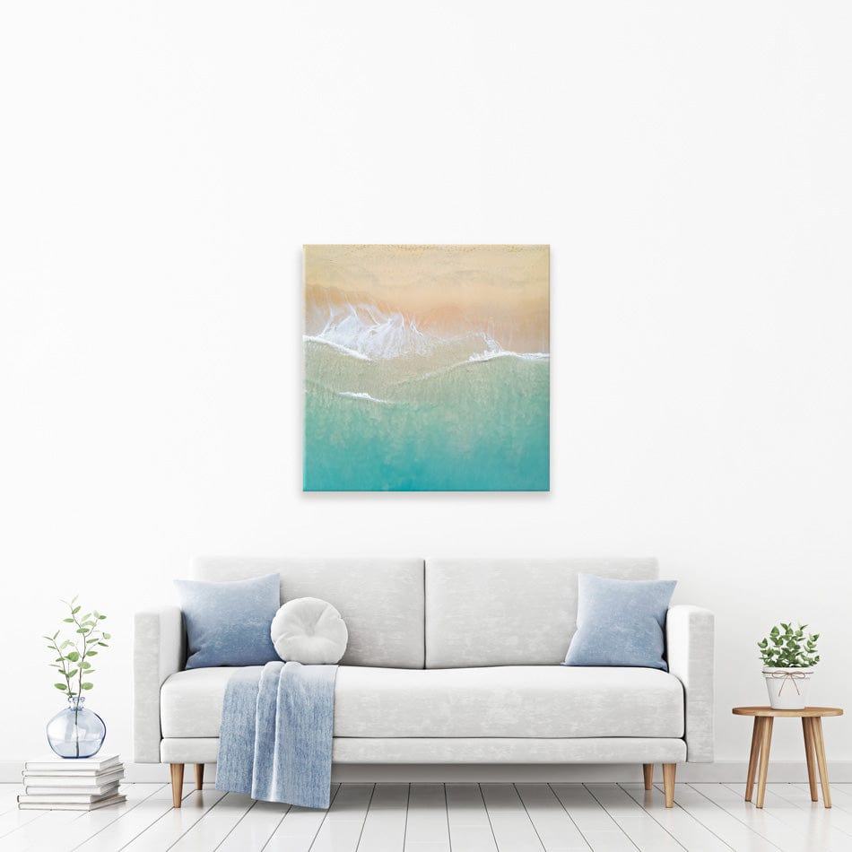 Aerial Wave Square Canvas Print wall art product Zephyr_p / Shutterstock