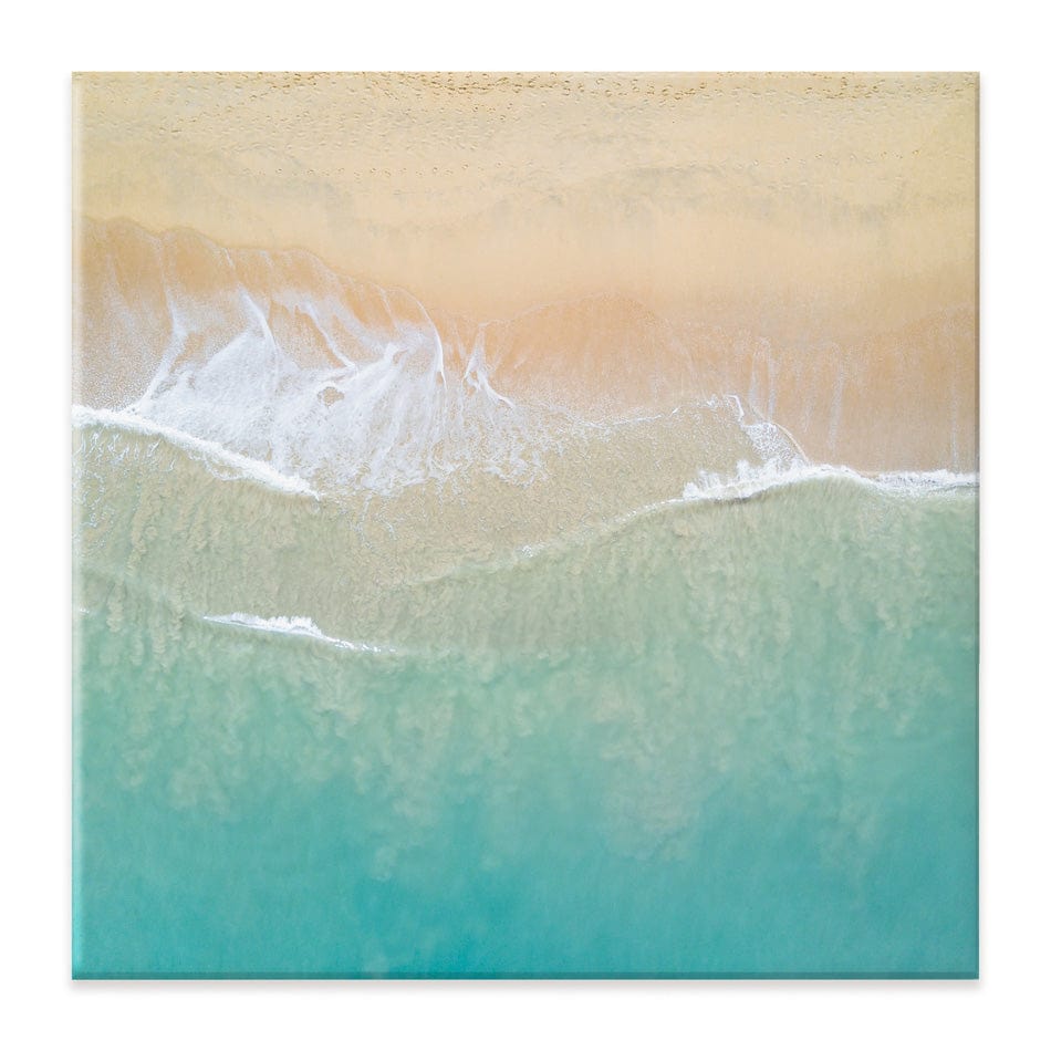 Aerial Wave Square Canvas Print wall art product Zephyr_p / Shutterstock