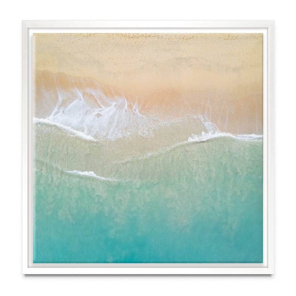Aerial Wave Square Canvas Print wall art product Zephyr_p / Shutterstock