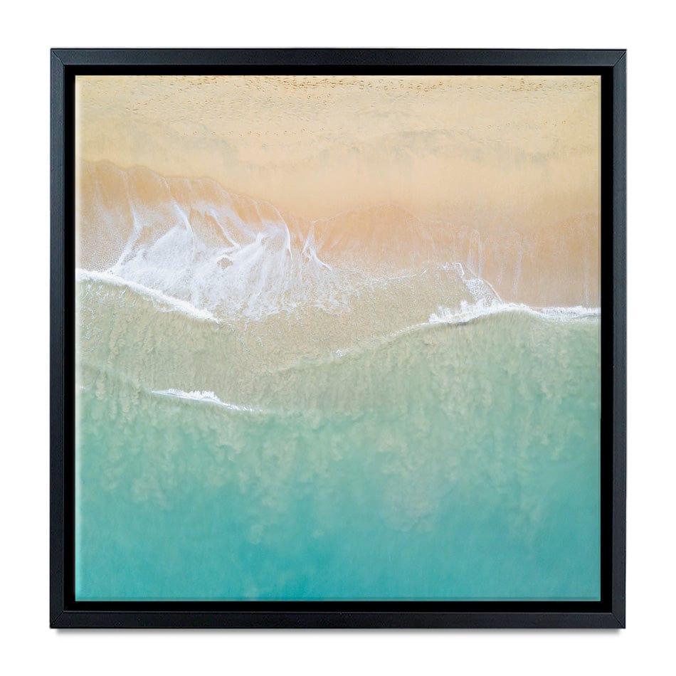 Aerial Wave Square Canvas Print wall art product Zephyr_p / Shutterstock
