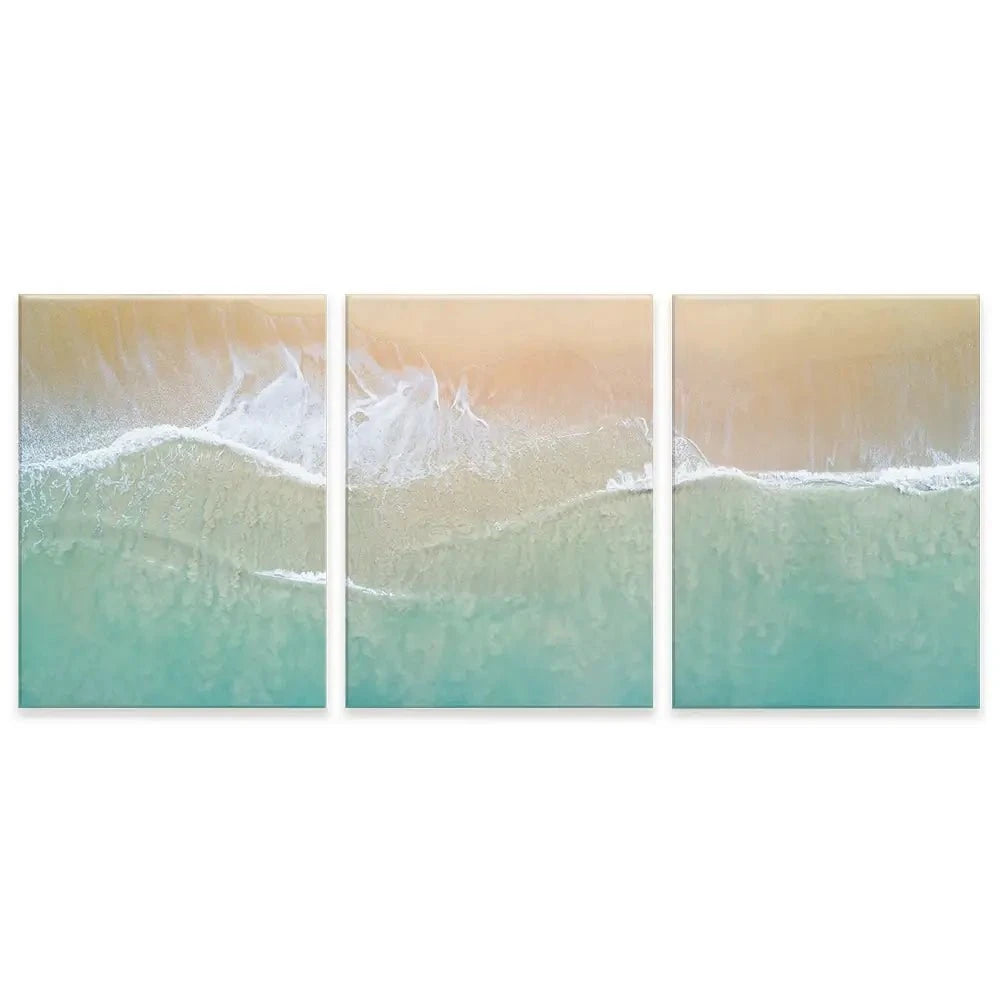 Aerial Wave Trio Canvas Print Aerial Wave Trio Canvas Print wall art product Zephyr_p / Shutterstock