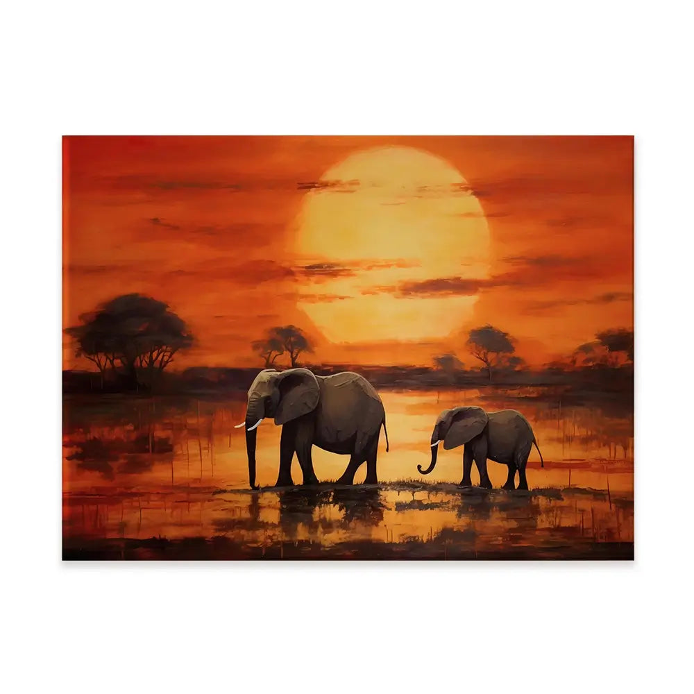 African Sunset Canvas Print African Sunset Canvas Print wall art product Franklyn Gregory - Independent