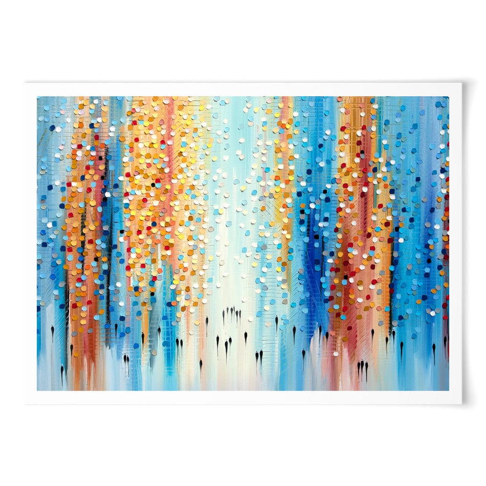 Afternoon City Art Print wall art product Ekaterina Ermilkina / Independent