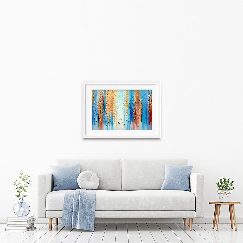 Afternoon City Framed Art Print wall art product Ekaterina Ermilkina / Independent
