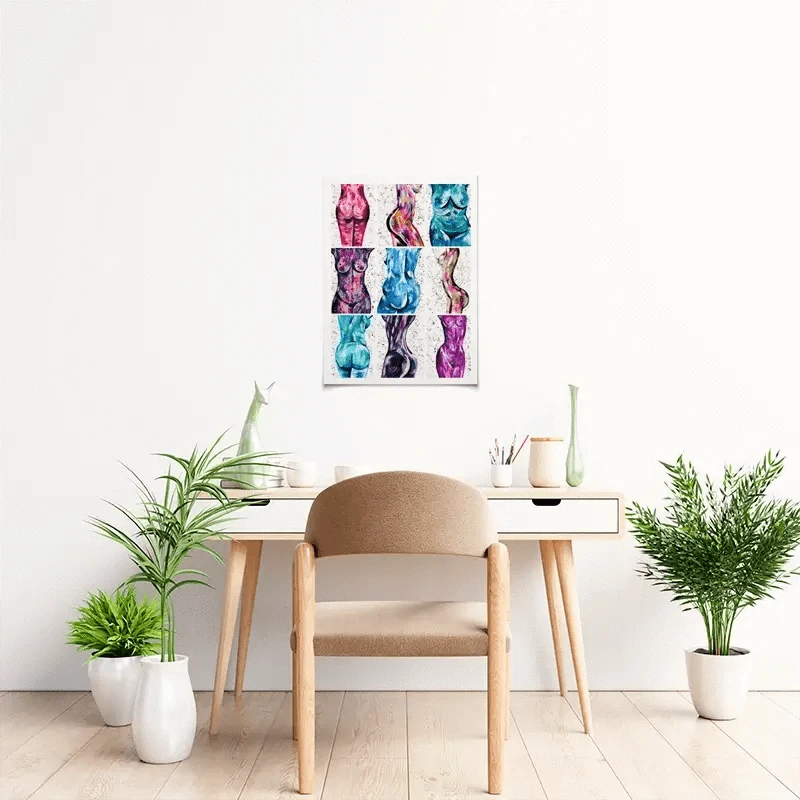 All Bodies Are Beautiful Art Print All Bodies Are Beautiful Art Print wall art product Emma LC Art
