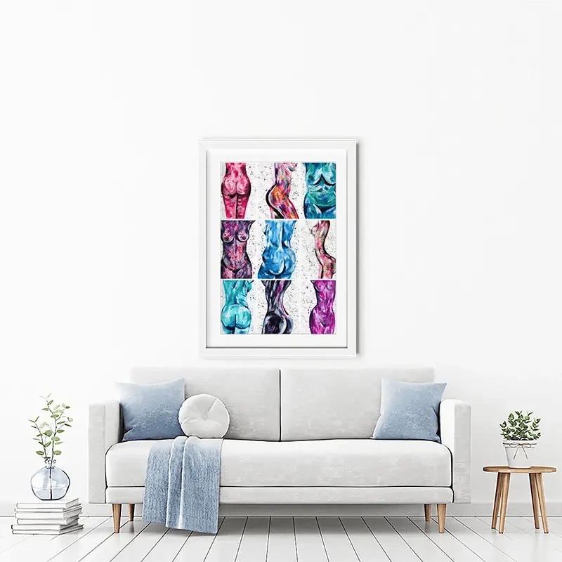 All Bodies Are Beautiful Framed Art Print All Bodies Are Beautiful Framed Art Print wall art product Emma LC Art