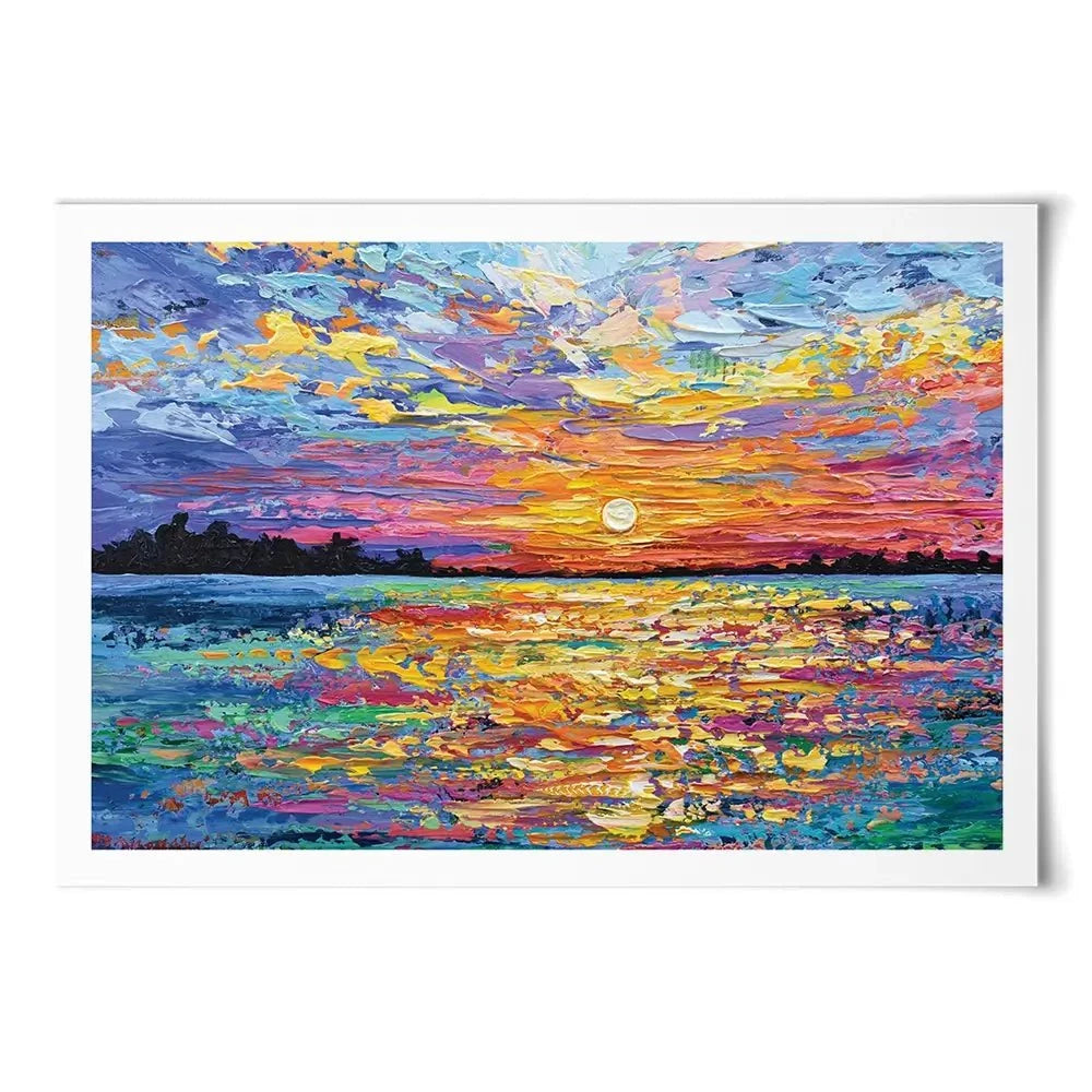 絵画 Sunset Bathtime All Encompassing Sunset Art Print | Sunset Art Print | Sunset Poster