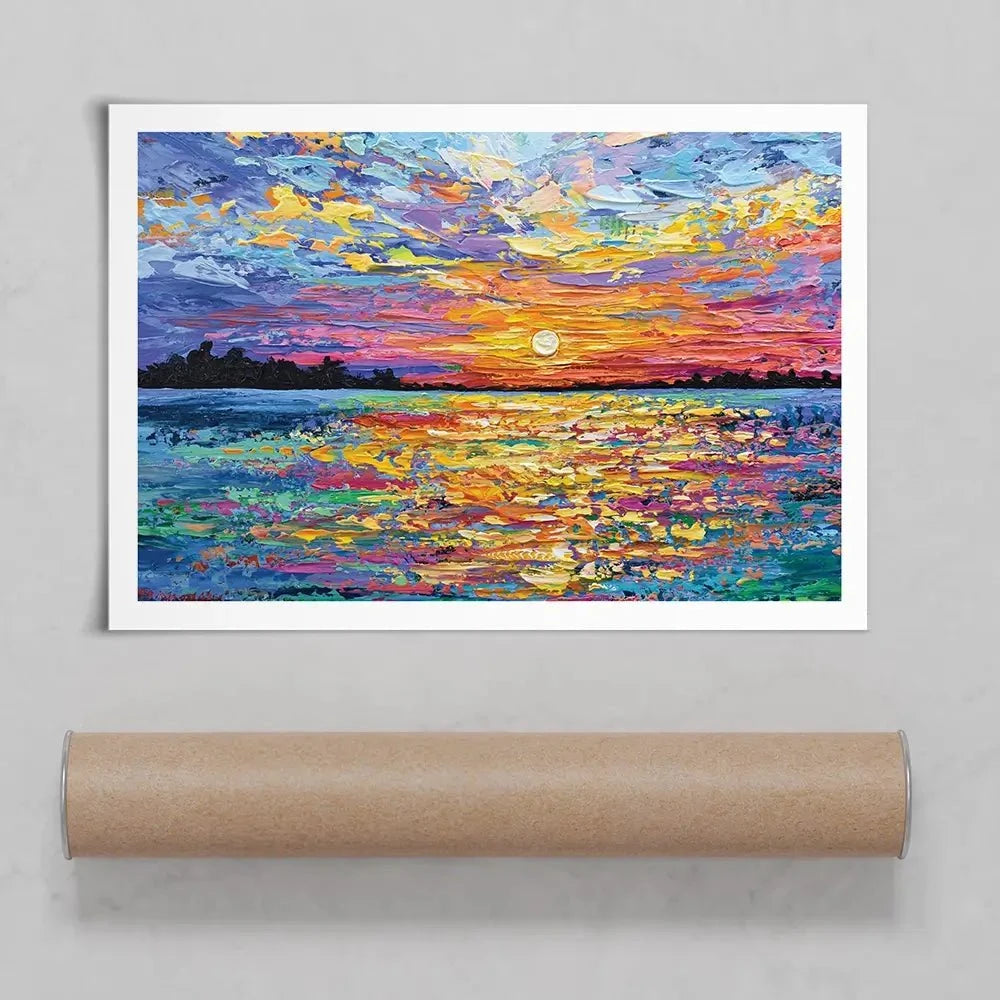 All Encompassing Sunset Art Print All Encompassing Sunset Art Print | Sunset Art Print | Sunset Poster wall art product Olga Tkachyk