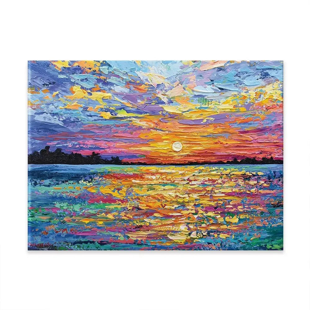 All Encompassing Sunset Canvas Print All Encompassing Sunset Canvas Print | Sunset Canvas Print | Artwork wall art product Olga Tkachyk