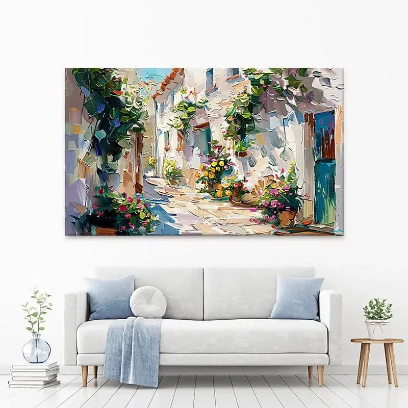 Alleyway Canvas Print Alleyway Canvas Print wall art product Elena Avanesova