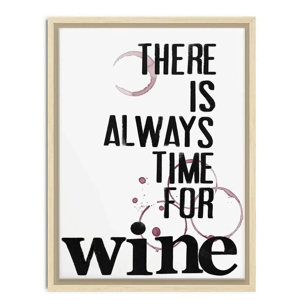 Always Time For Wine Canvas Print Always Time For Wine Canvas Print wall art product Deborah Velasquez