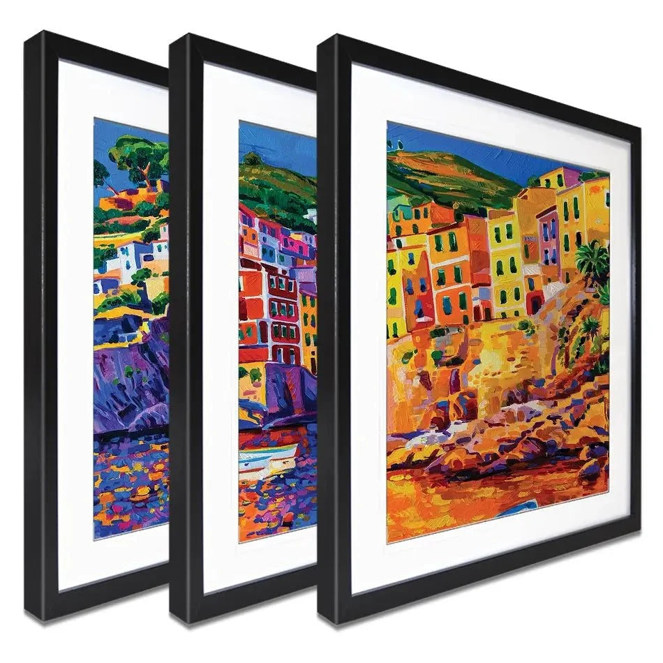 Amalfi Coast Framed Art Print Trio Amalfi Coast Framed Art Print Trio wall art product Ivailo Nikolov / Shutterstock