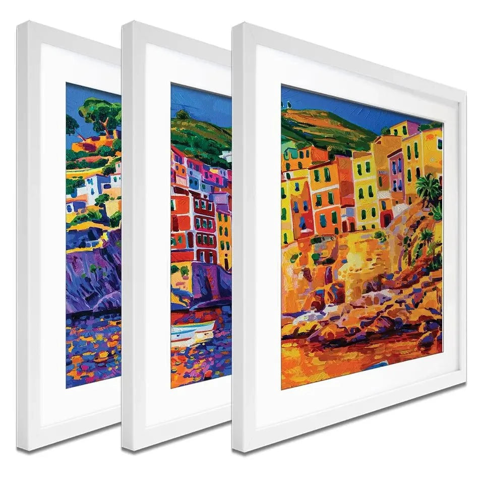 Amalfi Coast Framed Art Print Trio Amalfi Coast Framed Art Print Trio wall art product Ivailo Nikolov / Shutterstock