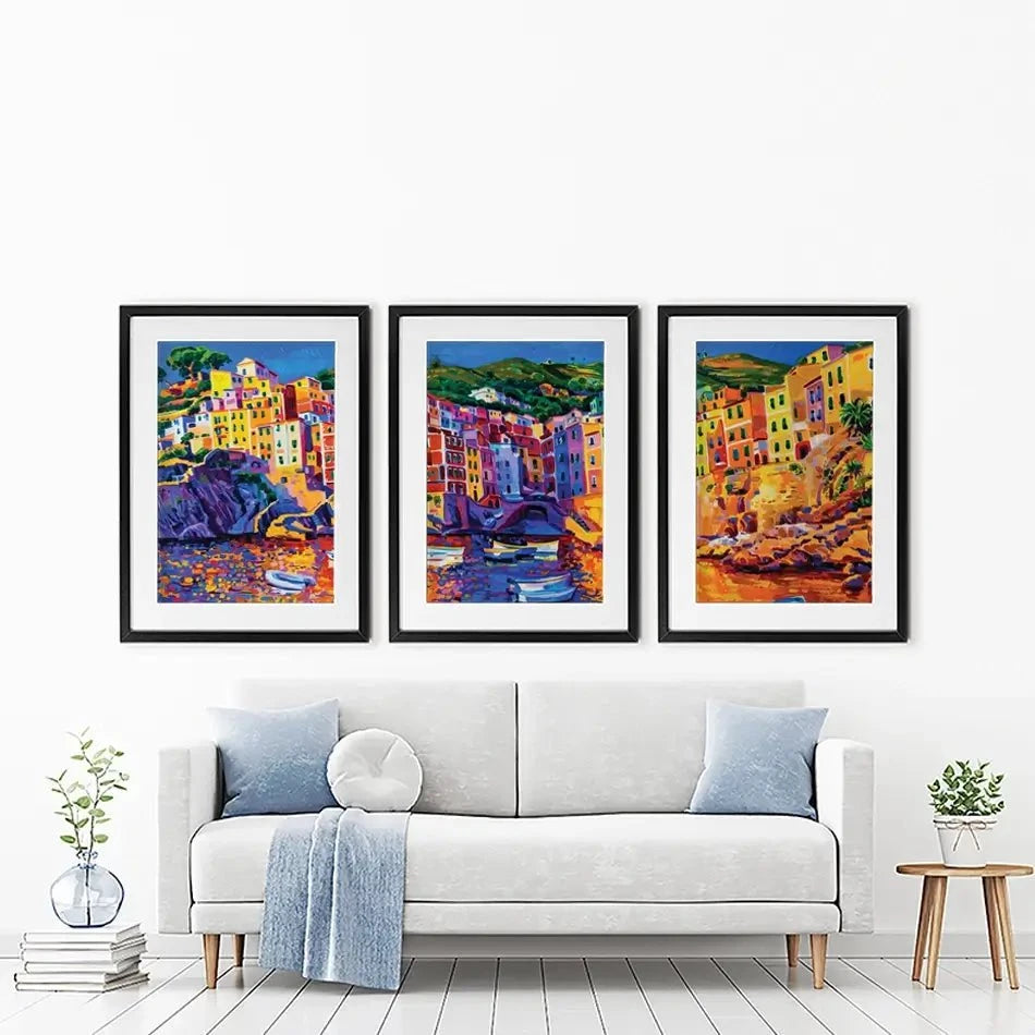 Amalfi Coast Framed Art Print Trio Amalfi Coast Framed Art Print Trio wall art product Ivailo Nikolov / Shutterstock