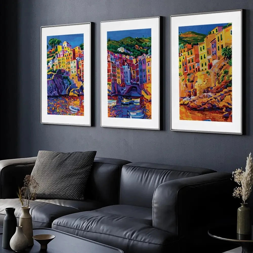 Amalfi Coast Framed Art Print Trio Amalfi Coast Framed Art Print Trio wall art product Ivailo Nikolov / Shutterstock