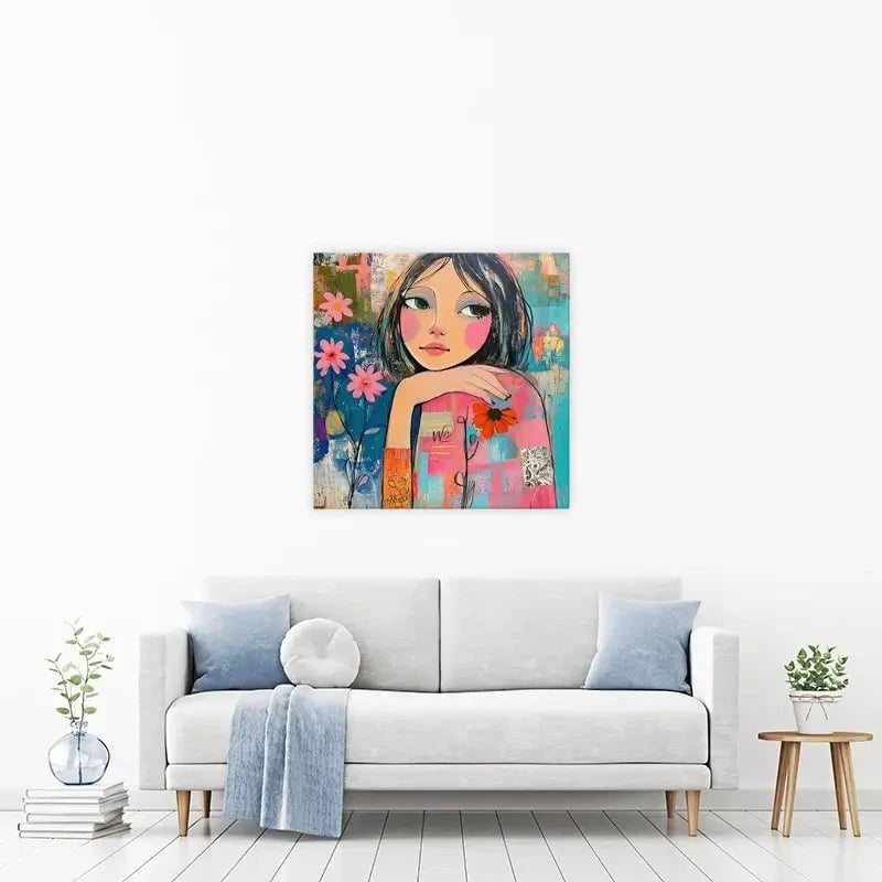 Amongst The Flowers Canvas Print Amongst The Flowers Canvas Print wall art product Tanya Ocean