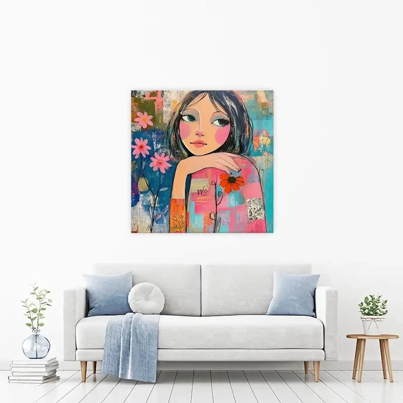 Amongst The Flowers Canvas Print Amongst The Flowers Canvas Print wall art product Tanya Ocean