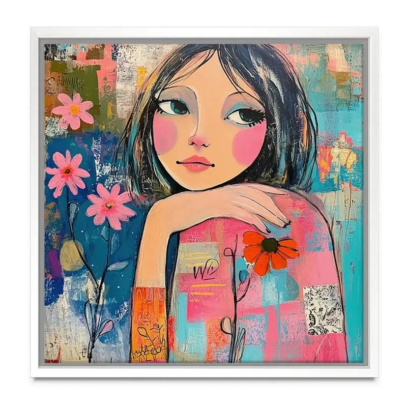 Amongst The Flowers Canvas Print Amongst The Flowers Canvas Print wall art product Tanya Ocean