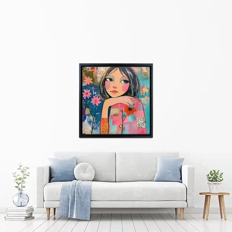 Amongst The Flowers Canvas Print Amongst The Flowers Canvas Print wall art product Tanya Ocean