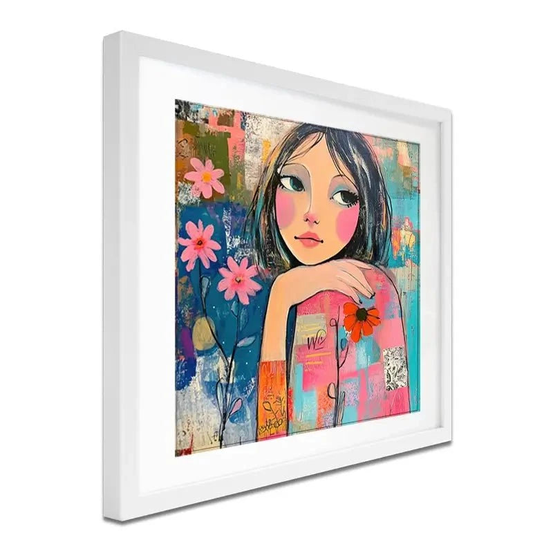 Amongst The Flowers Framed Art Print Amongst The Flowers Framed Art Print wall art product Tanya Ocean