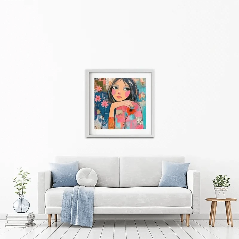 Amongst The Flowers Framed Art Print Amongst The Flowers Framed Art Print wall art product Tanya Ocean