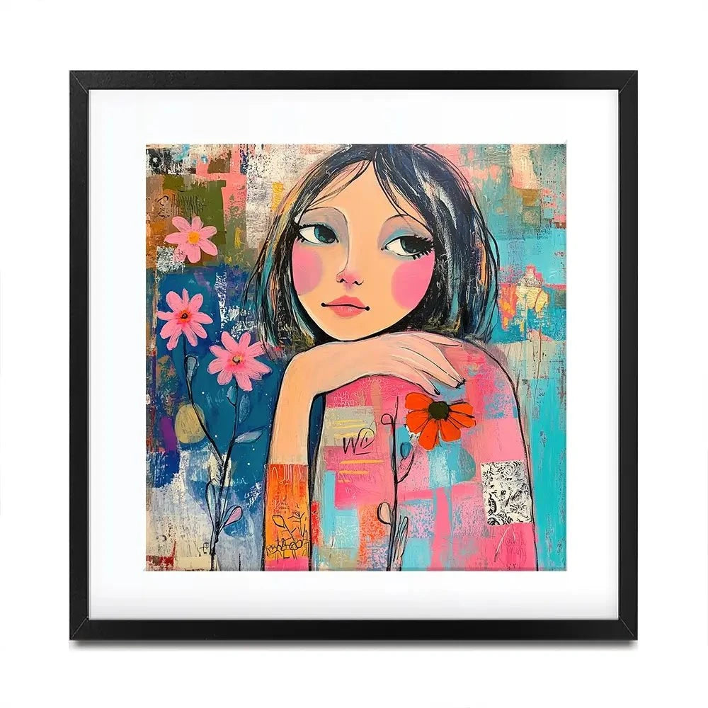 Amongst The Flowers Framed Art Print Amongst The Flowers Framed Art Print wall art product Tanya Ocean