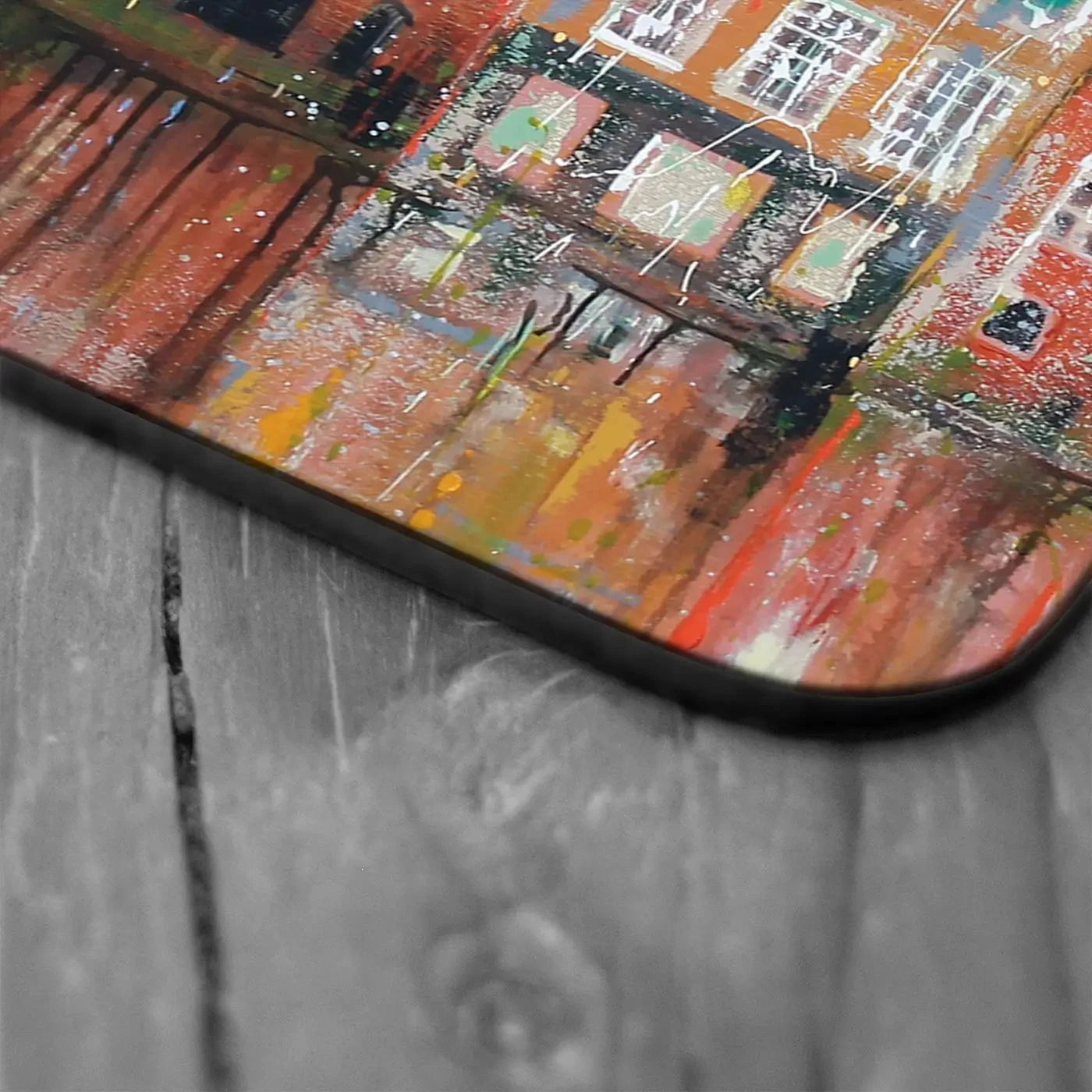 Amsterdam Damrak Coaster Set Rainbow Soul Tree Coaster Set | Rainbow Soul Tree Art Coasters wall art product Studio Paint-Ing