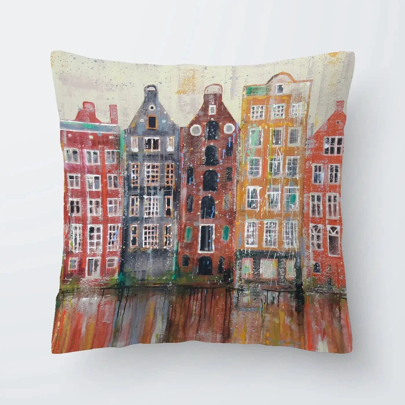 Amsterdam Damrak Cushion Amsterdam Damrak Cushion wall art product Studio Paint-Ing