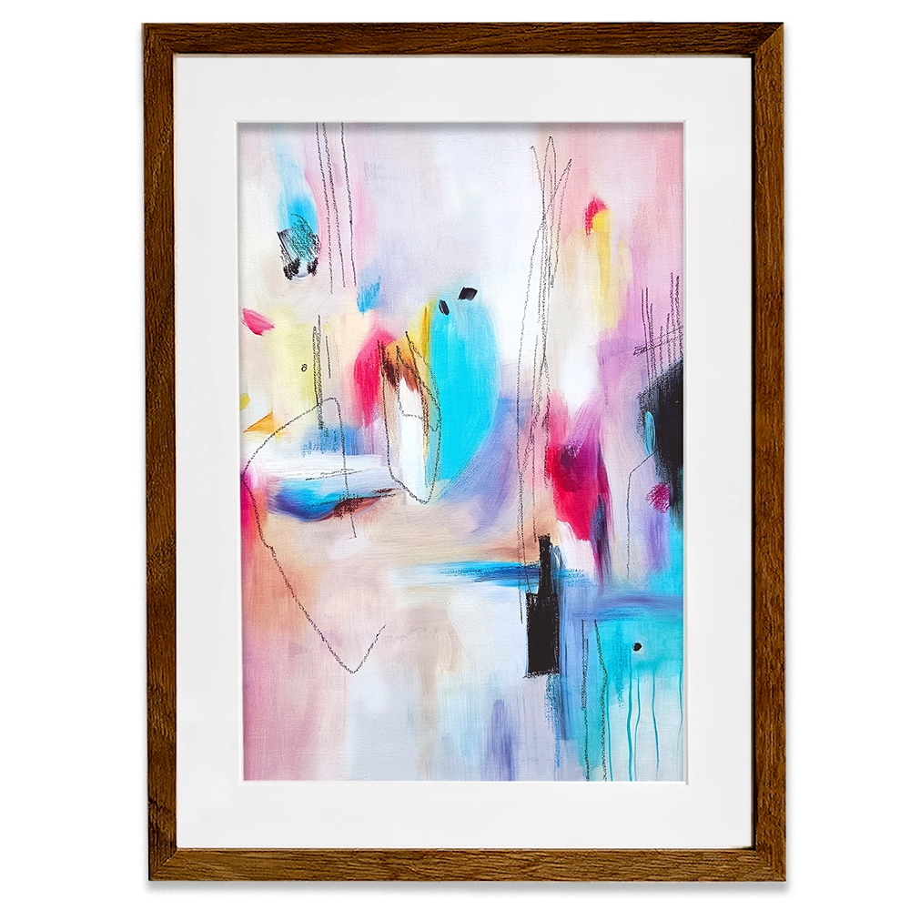 An Abstract Illustration Framed Art Print An Abstract Illustration Framed Art Print wall art product Tanya Ocean
