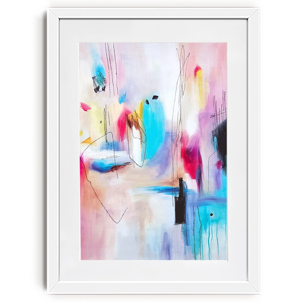 An Abstract Illustration Framed Art Print An Abstract Illustration Framed Art Print wall art product Tanya Ocean