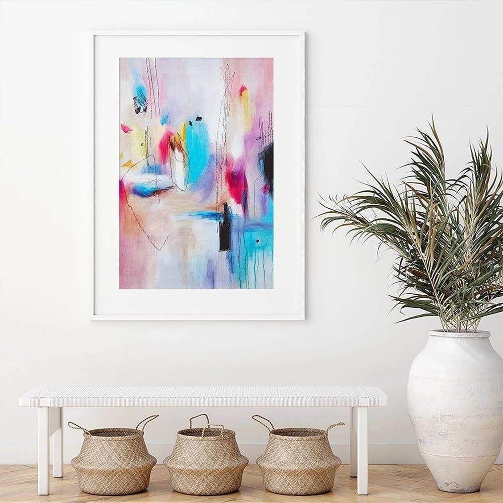 An Abstract Illustration Framed Art Print An Abstract Illustration Framed Art Print wall art product Tanya Ocean
