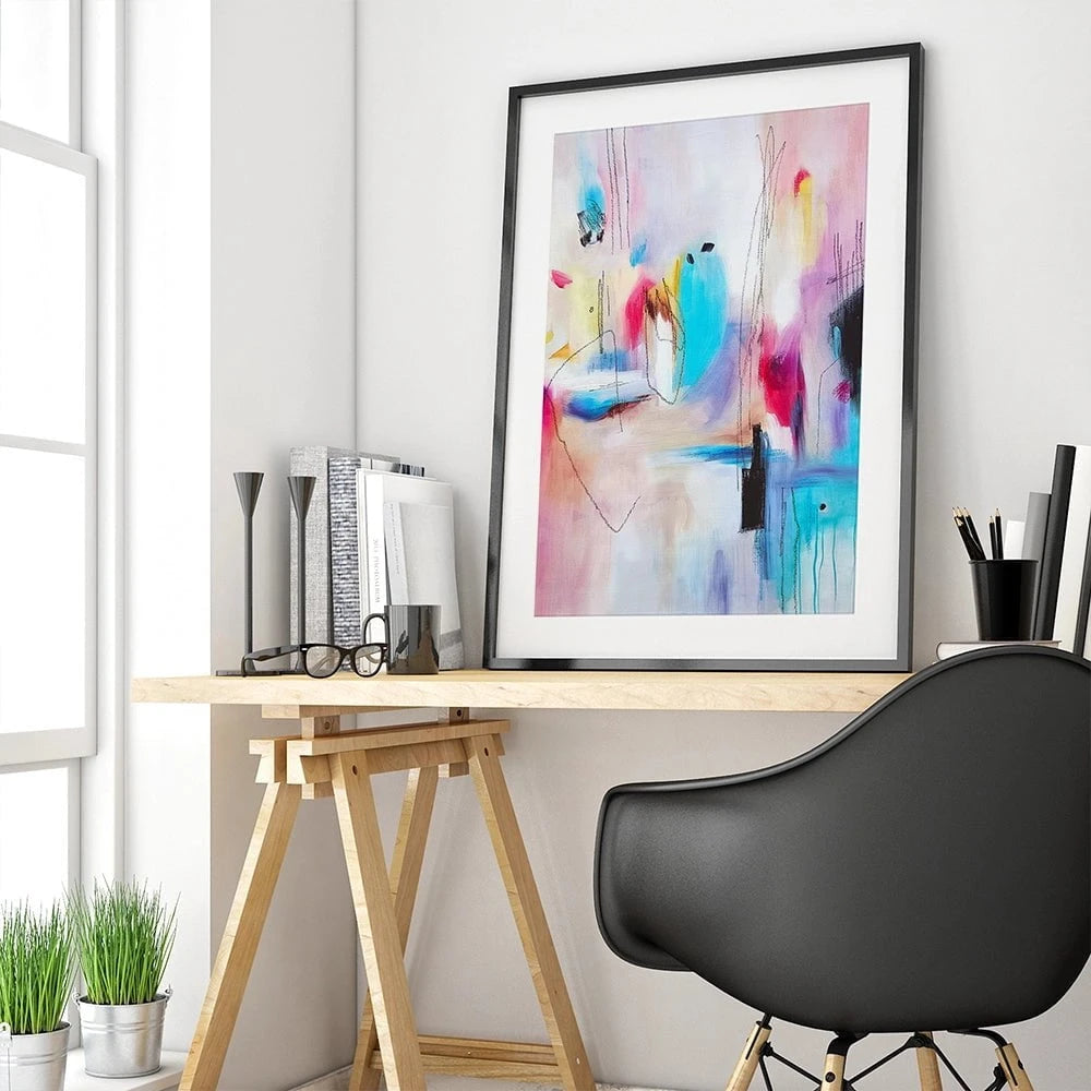 An Abstract Illustration Framed Art Print An Abstract Illustration Framed Art Print wall art product Tanya Ocean