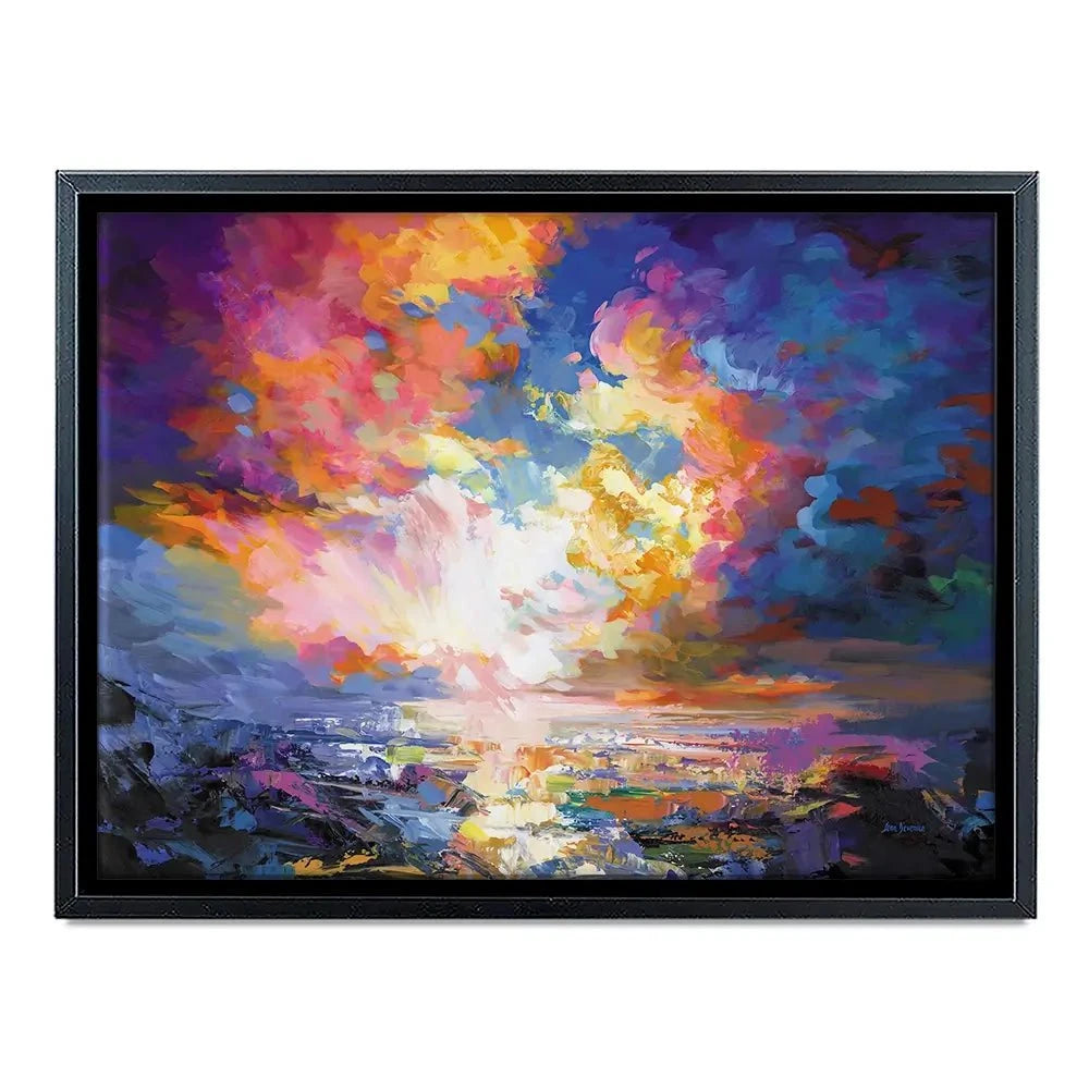 An Ocean Sunset Canvas Print An Ocean Sunset Canvas Print wall art product Leon Devenice